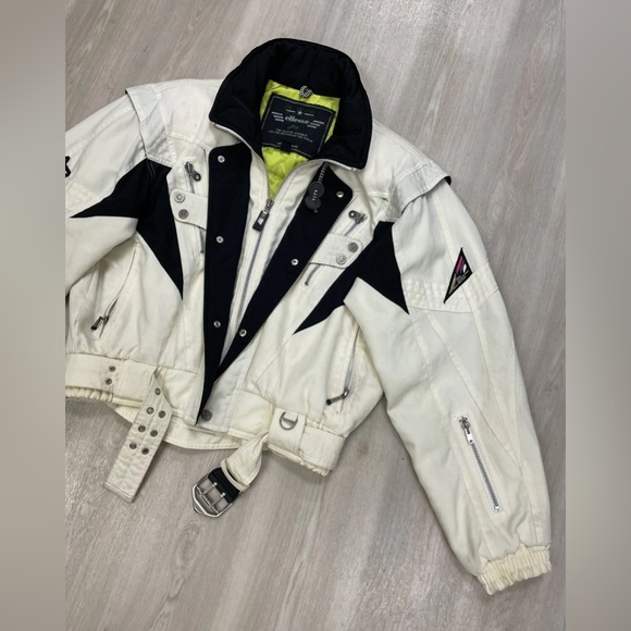 Vintage 90s Ellesse x Goldwin JAPAN EXPORT Italy Ski Racing Jacket 
Womens Lrg - Picture 2 of 11